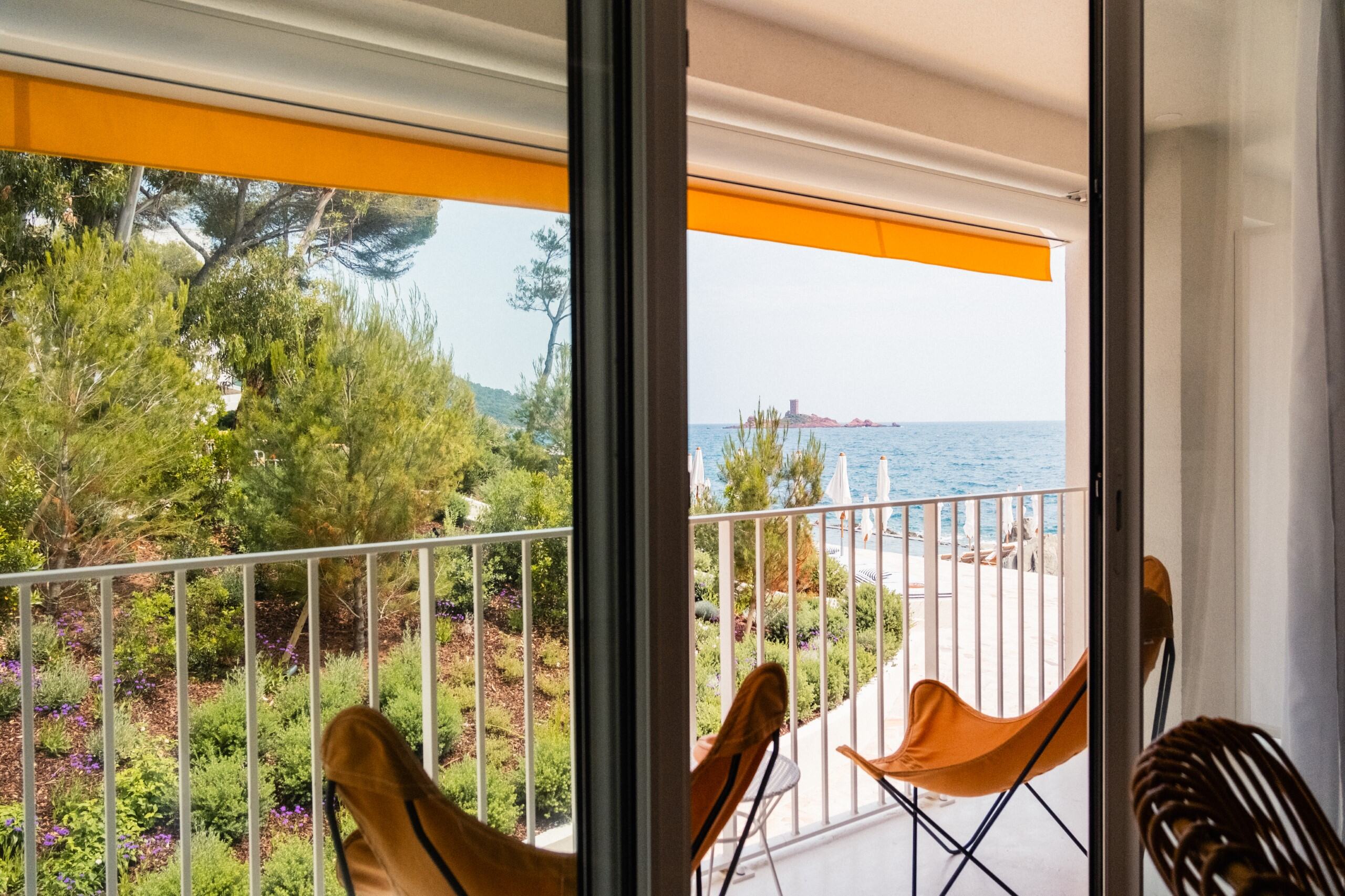 Suite vue jardin extérieur