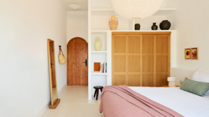 Sea view suite decor at Hotel Petunia Ibiza