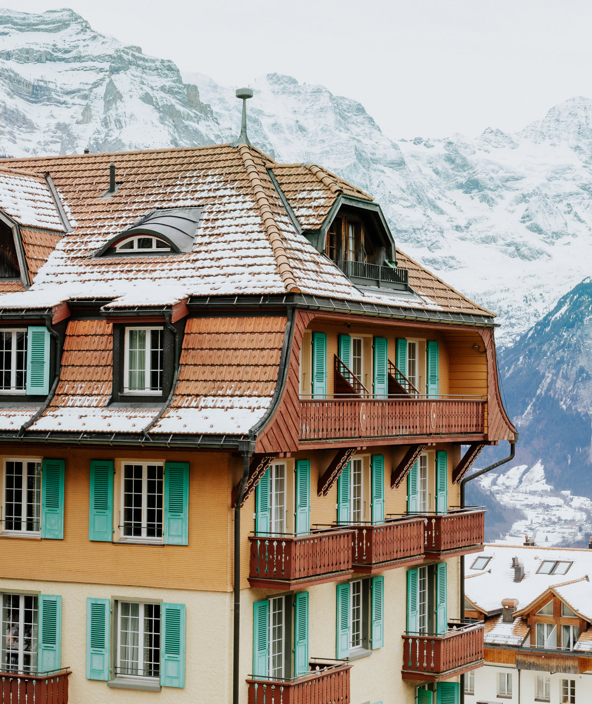 Grand Hotel Belvedere avec vue Jungfrau