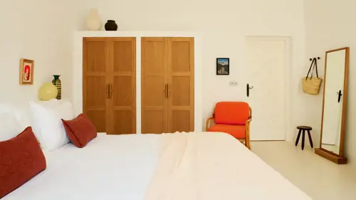  Bedroom of the suite in Ibiza