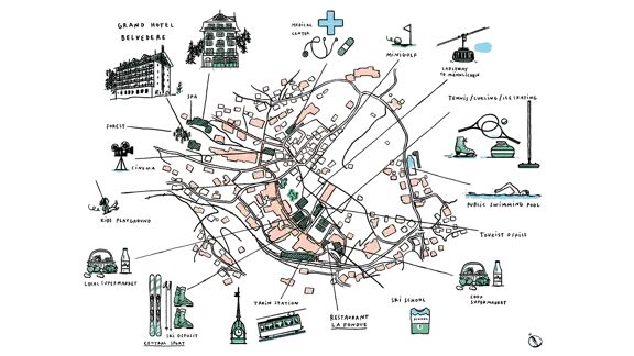 Hotel Plan Grand Hotel Belvedere