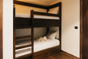 Etagenbetten im Privilege-Zimmer für 4 Personen in Val Thorens.