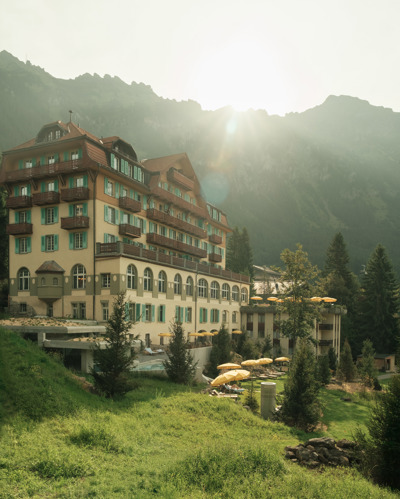 Grand hotel Belvedere exterior view