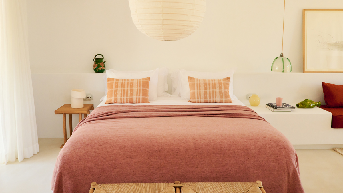 Double bedroom of the Buganvillea Suite at Hotel Petunia Ibiza