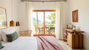 Baño de la suite en el Hotel Petunia Ibiza